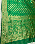 Perrot Golden Zari Woven Kanjivaram Soft Silk Saree