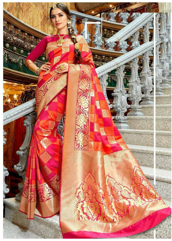 Zari Woven Traditional Saree